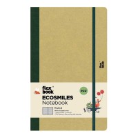Flexbook Ecosmiles Notebook Olive 192 Ruled Pages 130mm x 210mm Flexbook Ecosmiles Notebook Olive 192 Ruled Pages 130mm x 210mm